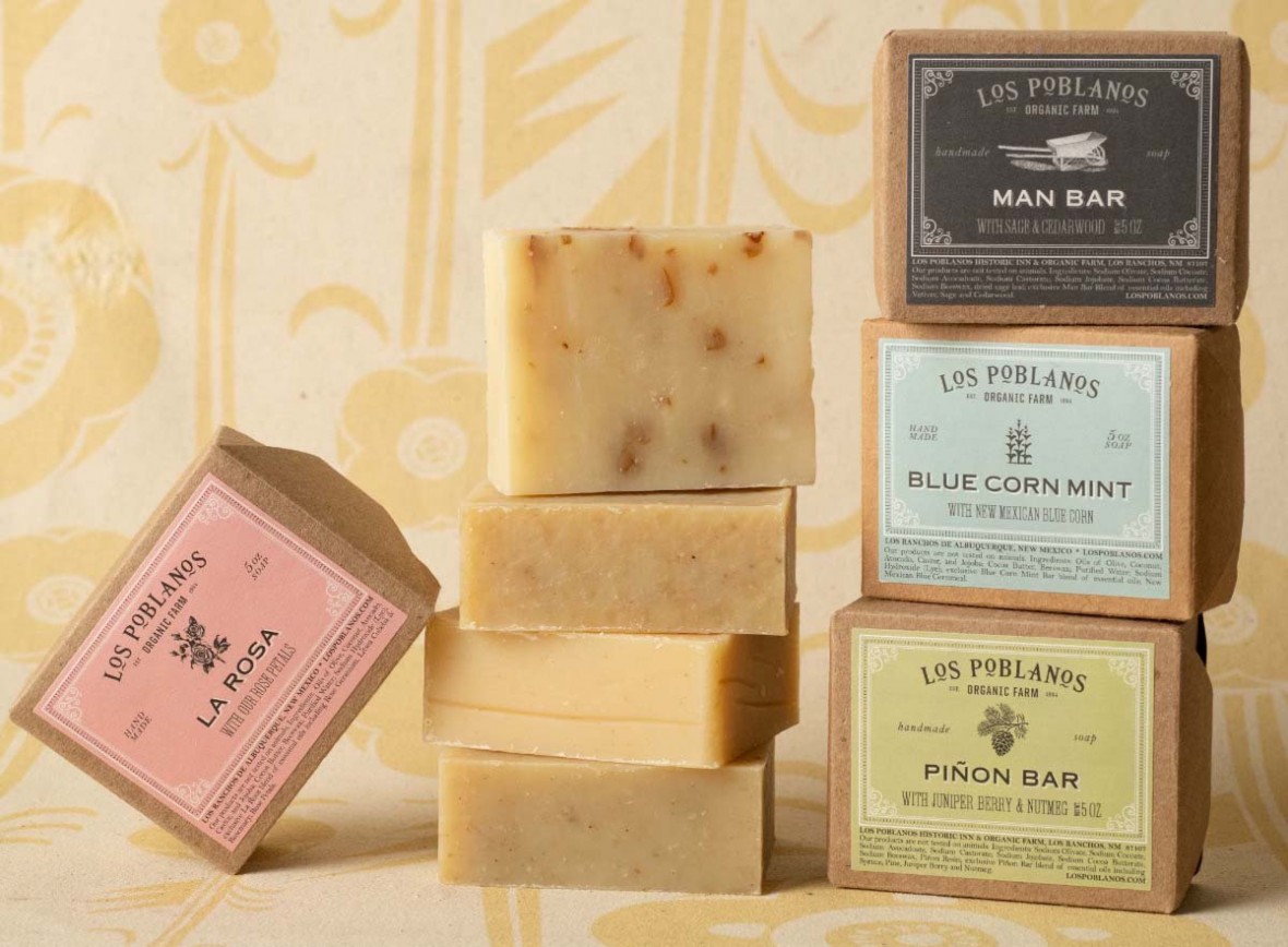 our line of handmade bar soaps